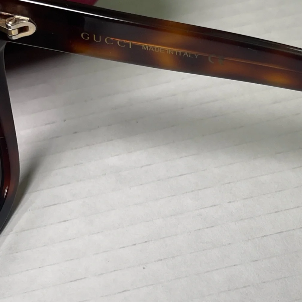 GUCCI SUNGLASSES GG 0029SA 002 HAVANA/BROWN - Picture 10 of 13